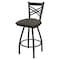 Holland Bar Stool Co 25" Swivel Counter Stool, Pewter Finish, Graph Chalice Seat X820 - alternate 1
